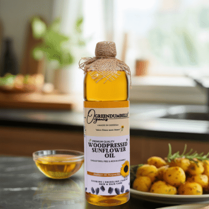 Cold Pressed Sunflower Oil 1L – GreenDumbells Organics